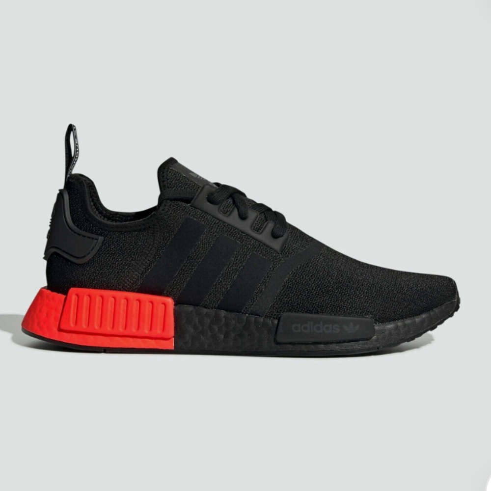 Adidas Originals NMD R1 Men's Runner EE5107 Core Black Solar Red Japan Rare